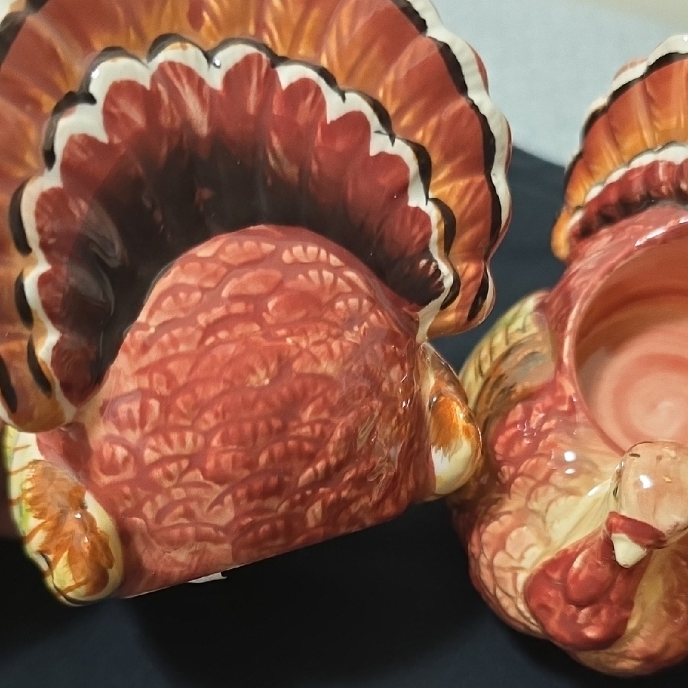 Yankee Candle Turkey Candle Holder - Brown and Yellow - Picture 4 of 5